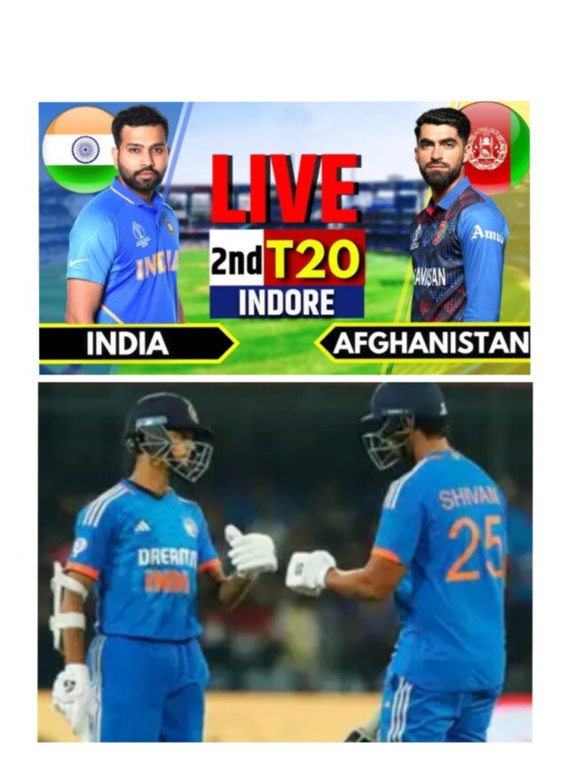 India vs Afghanistan 2nd T20 : India won by 6 wickets